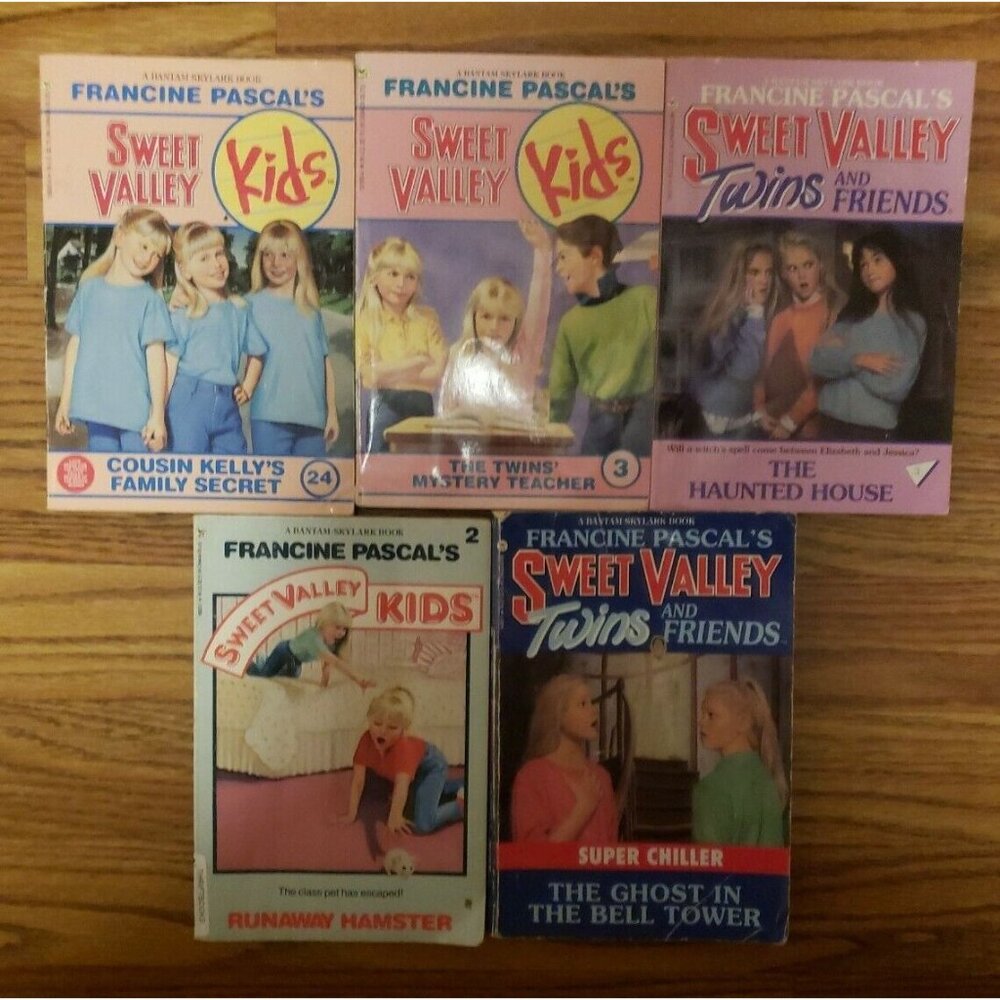 Sweet Valley Twins Lot of 6 Paperback Books Super Chiller Mysteries Friends Kids